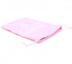 Promotional custom printed small jewelry pouch cotton muslin bags for stainless steel jewelry