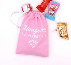 Promotional custom printed small jewelry pouch cotton muslin bags for stainless steel jewelry