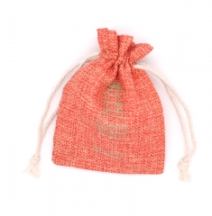 Promotional Jute Pouches , drawstring Jute Bag for Jewelry packing