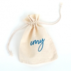 Eco-friendly Cotton muslin drawstring bag manufacturer