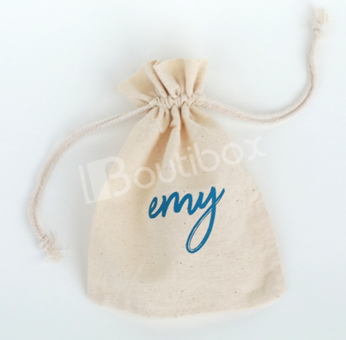 Eco-friendly Cotton muslin drawstring bag manufacturer