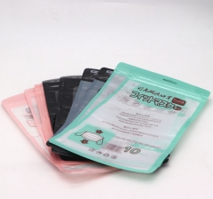 Laminated plastic mask packaging bag