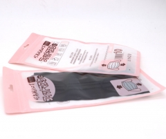 Laminated plastic mask packaging bag