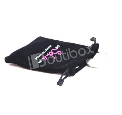 Velvet jewelry bags custom rope flannelette beam receive gift bags wholesale velvet bag