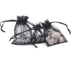 sheer organza pouch bag