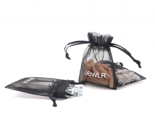 sheer organza pouch bag