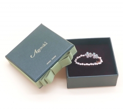 Necklace Box Custom Luxury Paper Ring Packaging Gift jewelry box packaging With Logo
