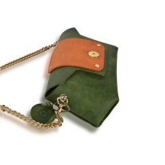 RAIKOU Vegetable-tanned leather cross-body bag