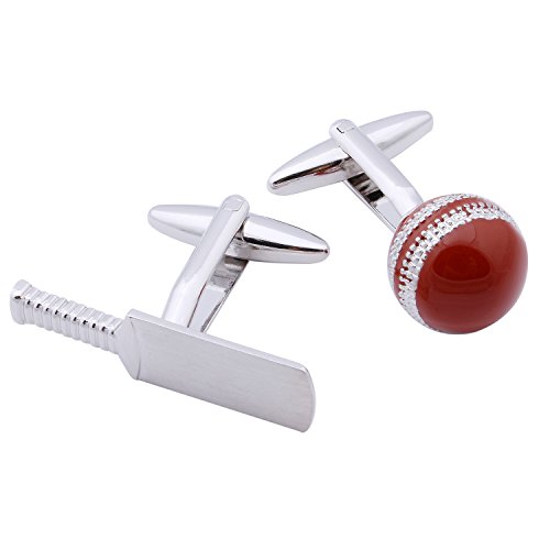 HAWSON Cricket Bat and Ball Cuff Links Sport - Mens Novelty Accessories