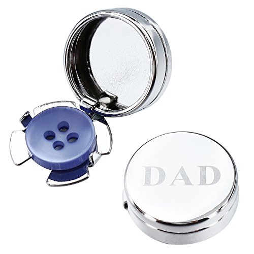 HAWSON Button Cover for Men Father of Groom Bride Cuff links for Traditional Shirt with Buttons