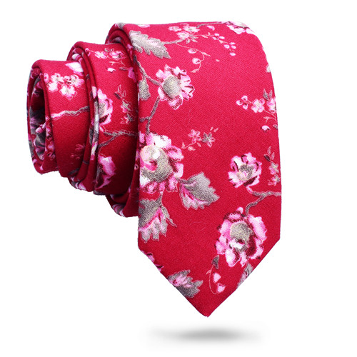 Skinny Cotton Abney Men Necktie