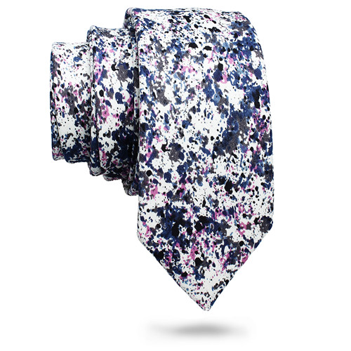 Skinny Cotton Pollock Men Necktie