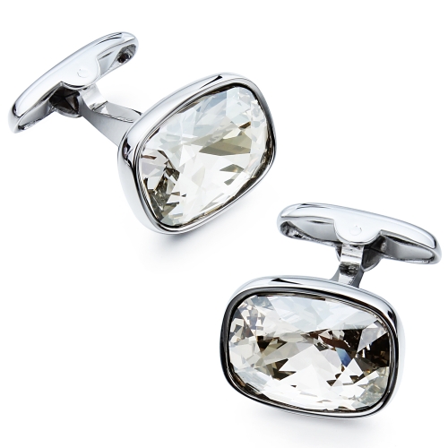 Imitation Crystal Inlaid Cufflinks for Shirts Garment Accessories/Ornament Gift/Present for Men