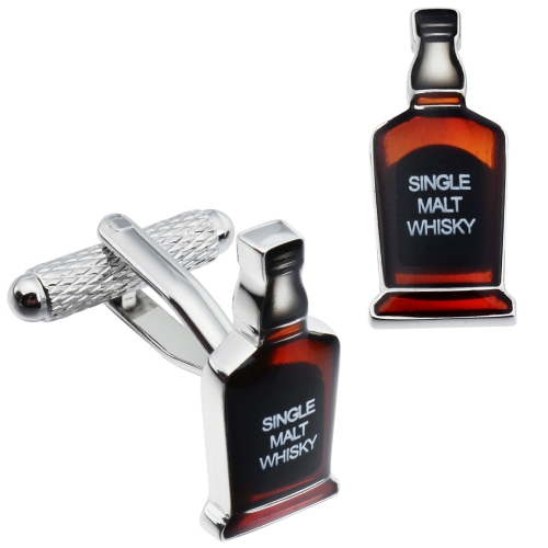 Whisky Wine Bottle Cufflink Shirts Garment Accessories for Men