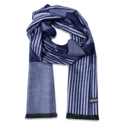 Classic Blue Scarf for Men