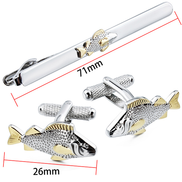 fish tie clip