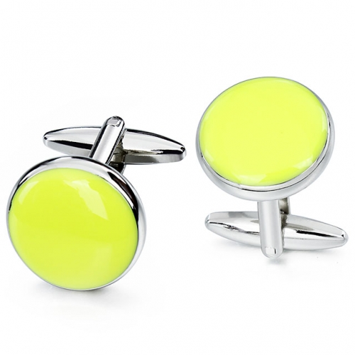 HAWSON Yellow Cufflinks Tuxedo Studs Set for Men