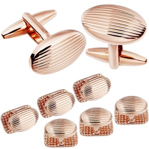 Metal Jewelry Cufflinks and Tuxedo Studs Sets for Men-HAWSON