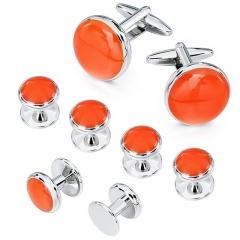 Silver + Orange