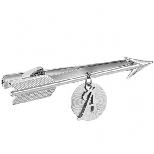 Letter & Arrow Tie Clip For Men Arrows Shape Tie Bar