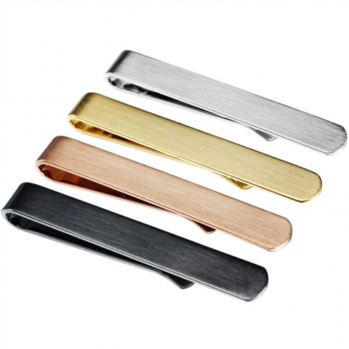 2 Inch and 1.5 inch Tie Bar Clips Set for Men's Necktie Series Wedding Business with Nice Box - HAWSON