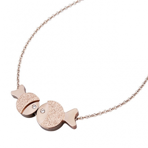 HAWSON Rose personalized gold necklace