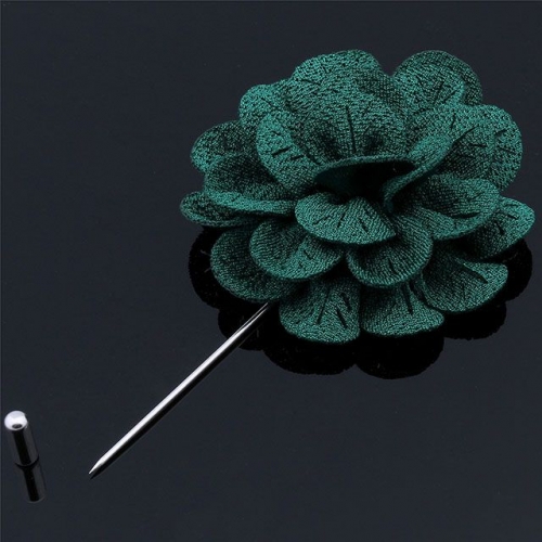 Green Flower Pin