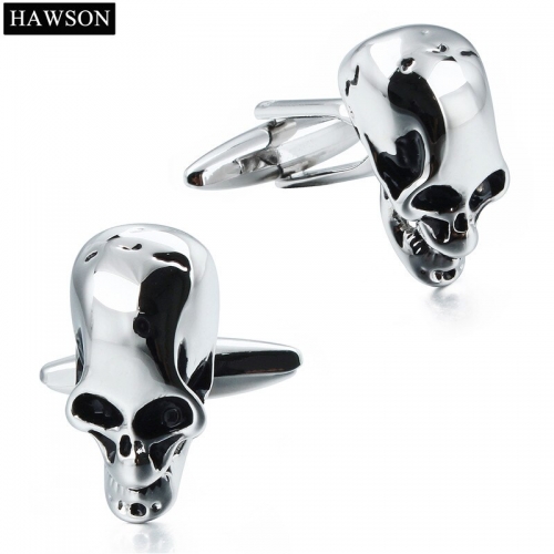 Personalized Style Cufflinks Alien Head/Skull/Skeleton Cuff Links for French Cuffs