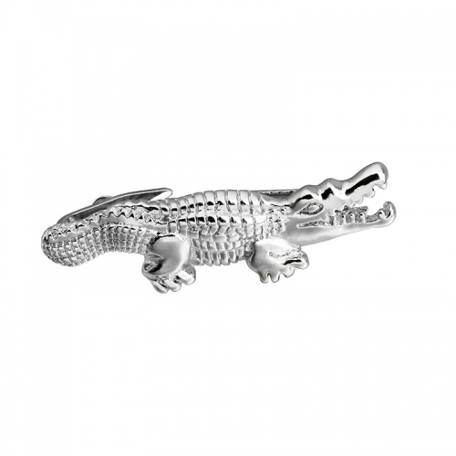 HAWSON 2 inch Tie Clip for Men-Novelty Crocodile Necktie Bar Clip Tie Pin Special Interesting Gift for Men