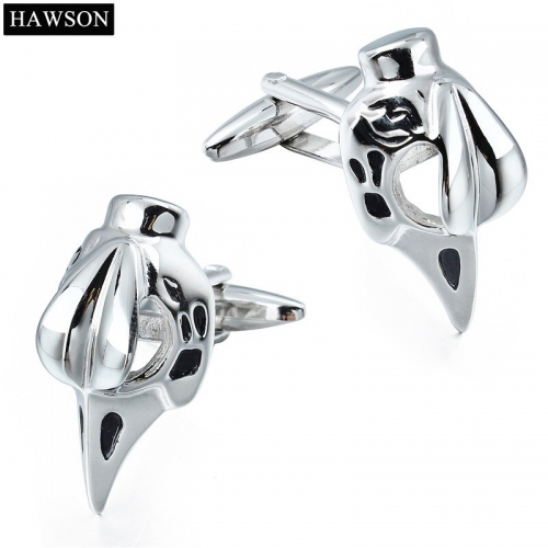 HAWSON Brand Luxury Cuff links Men Party Cute Woodpecker Cufflinks Personalized Cuff Buttons