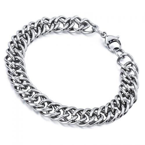 Stainless Steel Cuban Link Bracelet for Gift