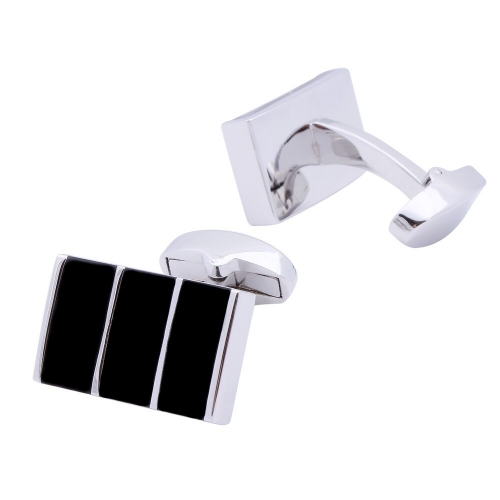 New Arrival Classical Rectangle Luxury Enamel Jewelry Cuff Links For Wedding Men's Shirt Cufflinks