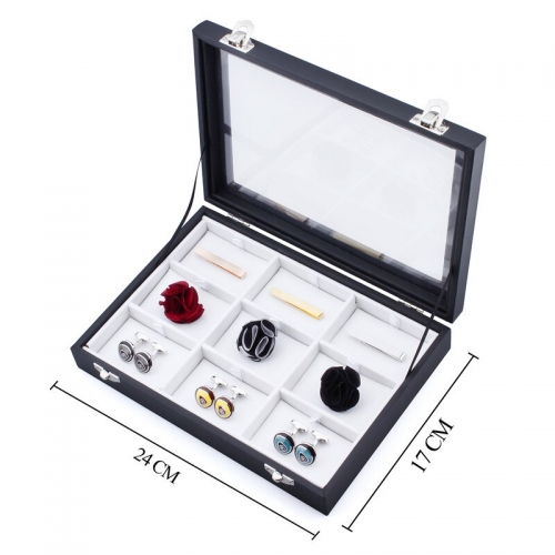 Luxury Blank Display Boxes For Brooches or Tie Clip or Cufflinks Boxing Best for Shop Display Case