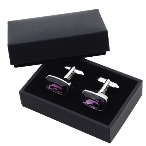 HAWSON 12pcs Wholesale Cufflinks Boxes Gift Storage Cases for Shop Jewelry Display Case Black