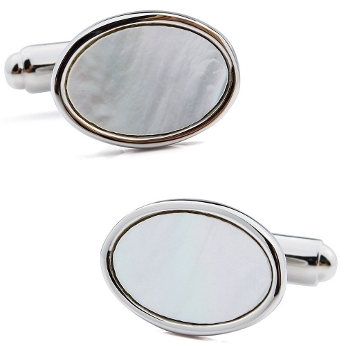 Best Gift For Men Dress Suit Shirt Mother of Pearl Cuff Links With Box Wedding Business