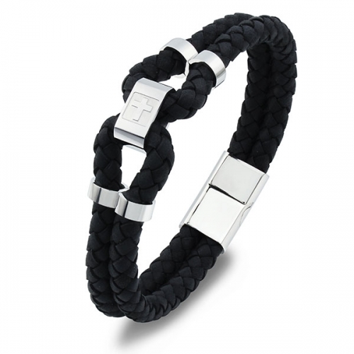 PU Leather Bracelet with Magnetic clasp