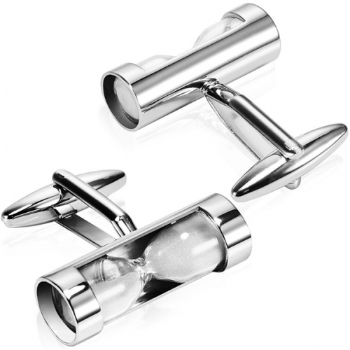 New design hourglass cufflinks perfect accessory for wedding, groom