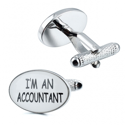 Accountant Cufflinks with Gift Box