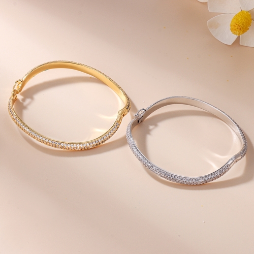 High Quality Fine Jewelry Customize Irregular Clasp Bracelet Kit Women Mens Silver Bracelet