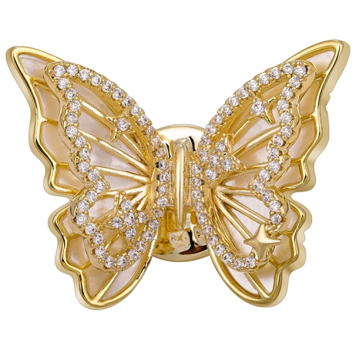 Luxury Woman Pins And Brooches Animal Zircon Butterfly Scarf Luxury Woman Pins and Brooches