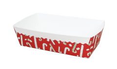 Edge folded packaging box