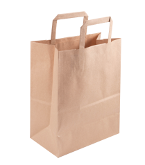 Paper bag with handle