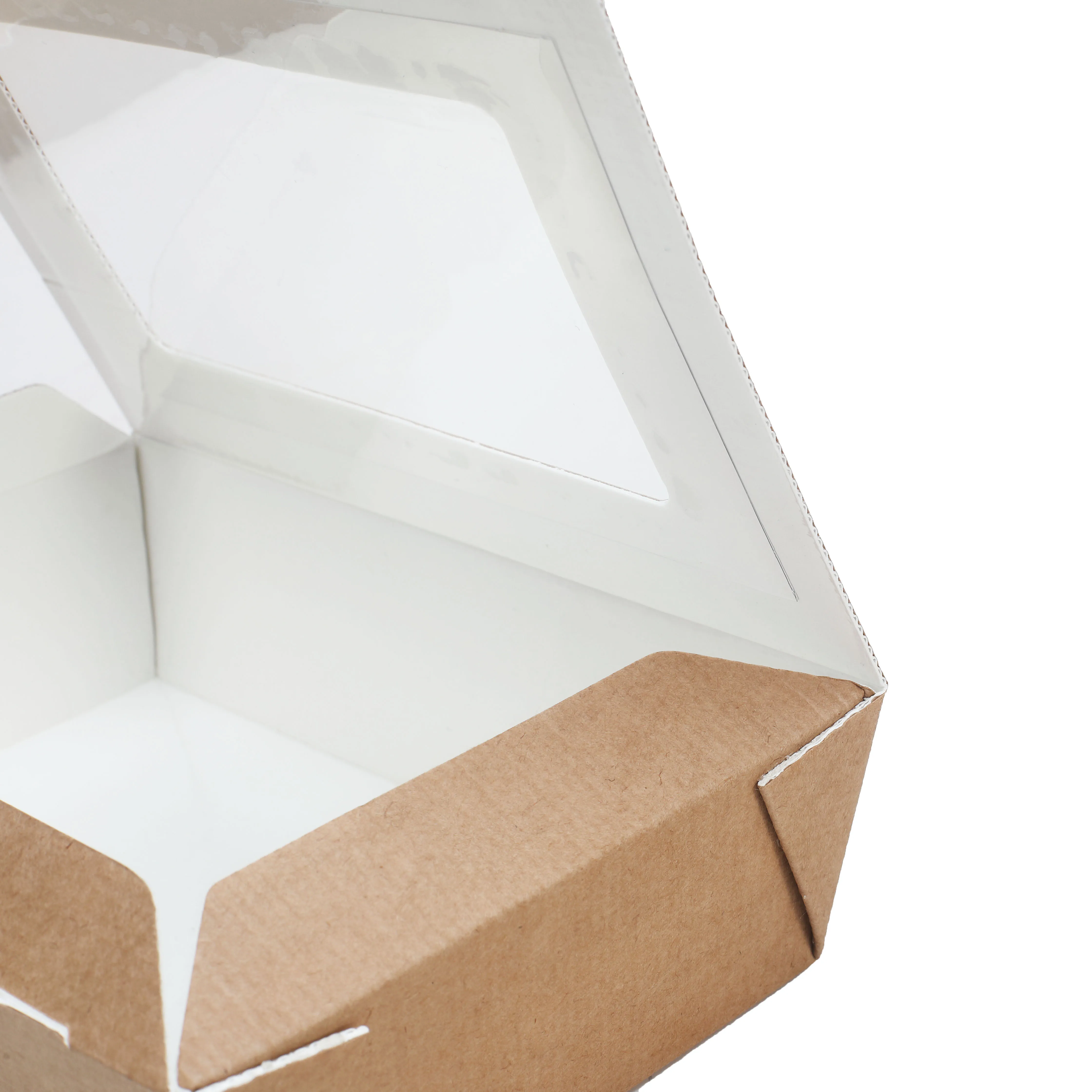 Corrugated lunch box with window 4