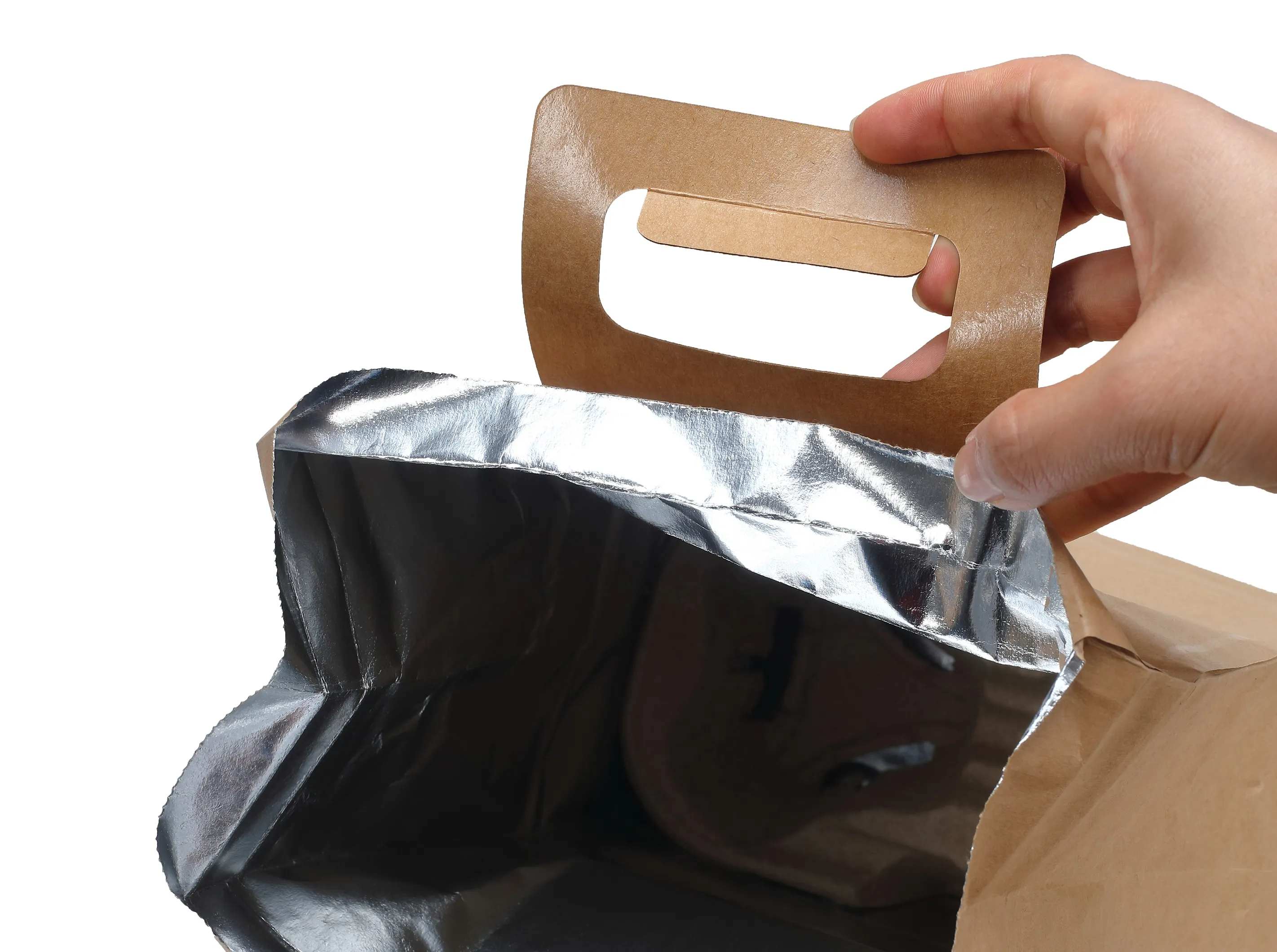 Heat preservation foil handle bag 3