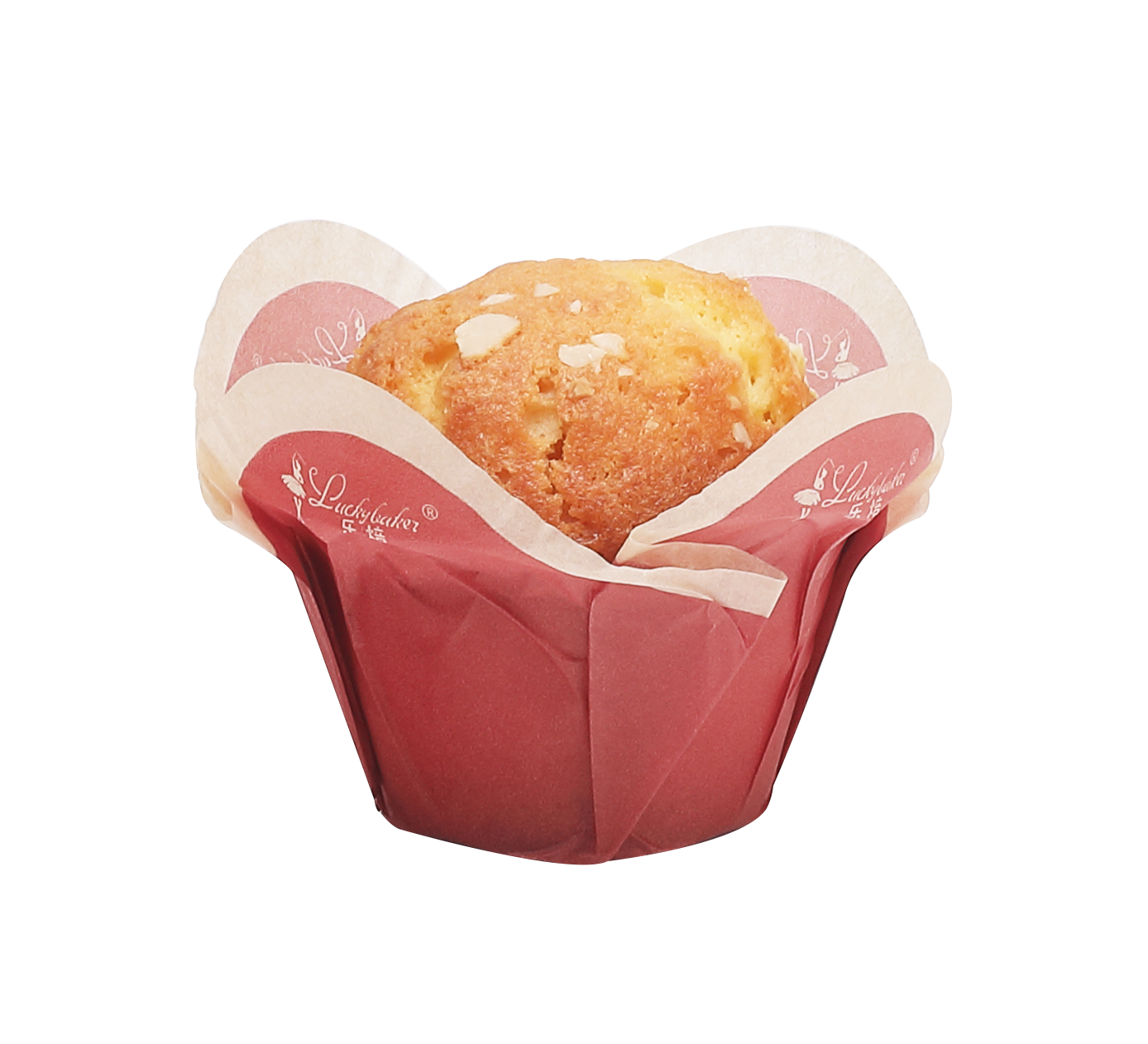 Muffin cup / Bakery packaging / Metallic Tulip cups 6