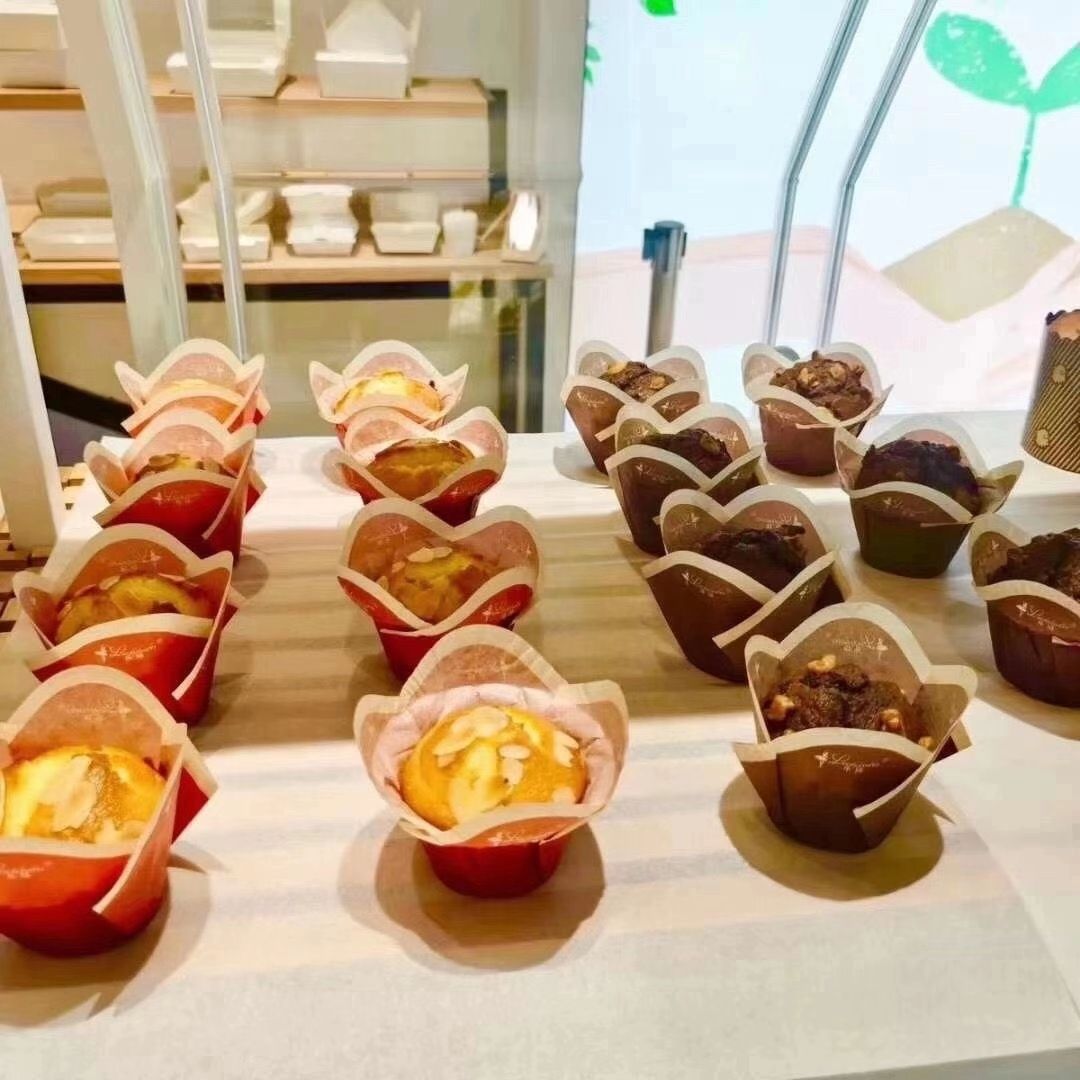 Muffin cup / Bakery packaging / Metallic Tulip cups 3