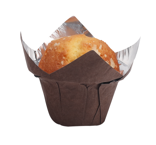 Muffin cup / Bakery packaging / Foil metallic Tulip cups