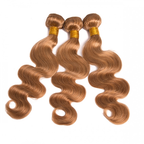 Honey Blonde Hair Bundle Body Wave Human Hair Weave Bundles 27 Color Hair Extensions 3pcs/Lot