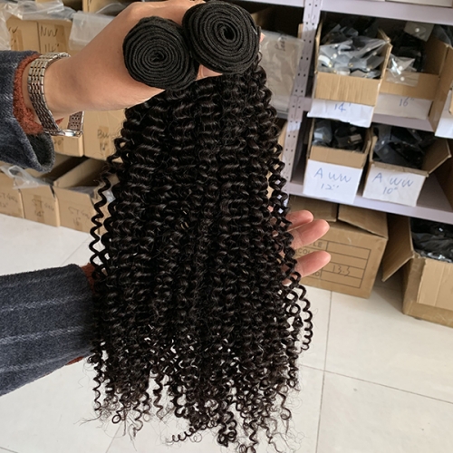3pcs/Lot Jerry Curly Hair Bundles Peruvian Human Hair Weaving Culry Human Hair Weft