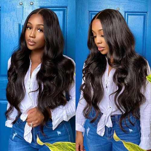 HD Lace 360 Lace Wig Body Wave Human Hair 360 Wig Pre Plucked Natural Hairline Human Hair Lace Wigs
